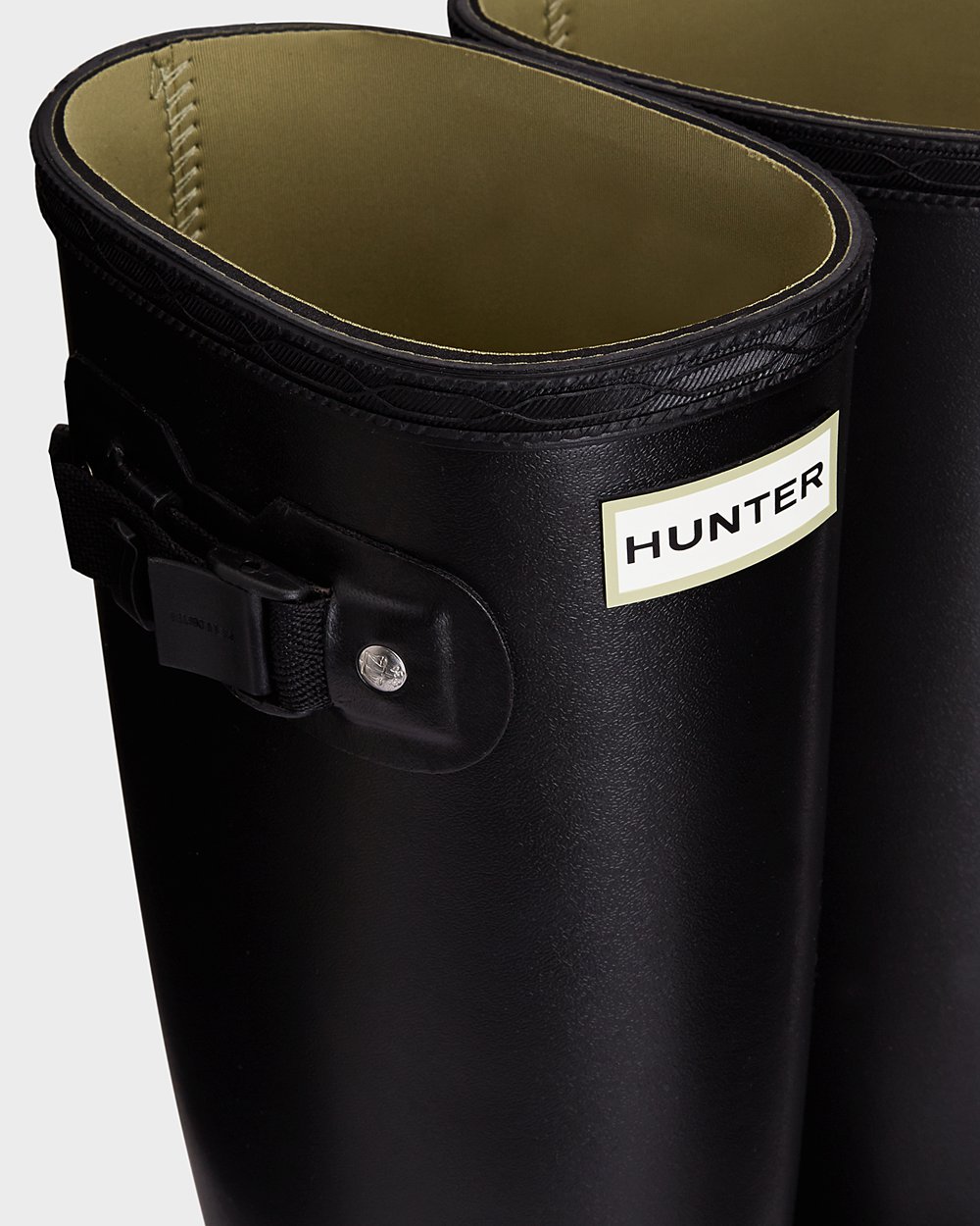 Hunter Norris Field Neoprene Lined Tall Rain Boots - Buy Online Womens Black - PXDYKI415